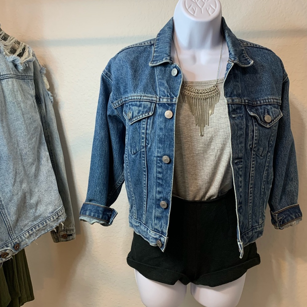 VINTAGE ⚜️ 90’S GAP Denim Cropped Jacket